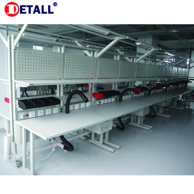 China Workshop Factory Price ABS Lean Tube ESD Easy Assembling Electronic Operation Board For Factory for sale