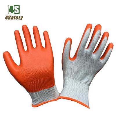 China Cheap 4SAFETY Nitrile Breathable Gloves Low Good Price for sale