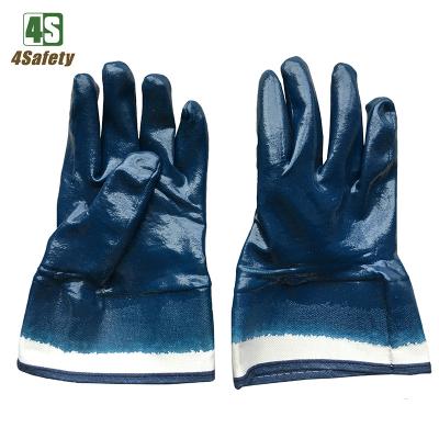 China Breathable Safe Nitrile Oil Proof Gloves - 4SAFETY Cuff Jersey Liner Glove for sale