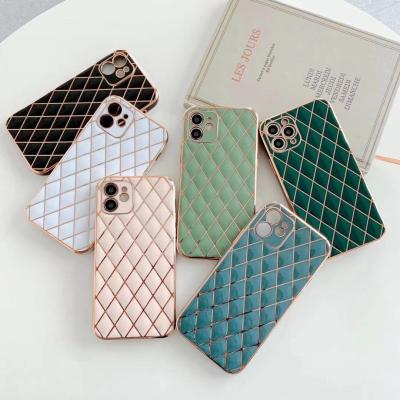 China Shock Proof For iPhone Case Custom Case For Iphone 12 Pro Max Square Case Soft TPU Protective Solid Plating Phone Cases For iPhone Cover 6 7 8 11 Plus X XS XR for sale