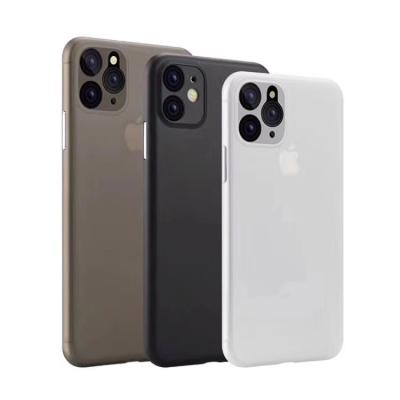 China Frosted Shockproof PP Matte Phone Case For iPhone 11 Slim Silicon Case Protective Back Cover PP For iPhone 12 Pro Frosted for sale