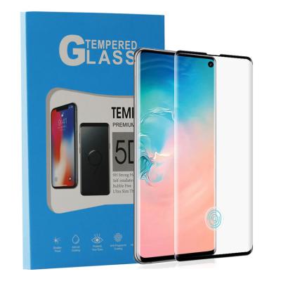 China PC/Notebook S8 S9 Full Cover 3D Anti-scratch Full Cover Edge Glue Tempered Glass Screen Protector for Samsung Galaxy S10 plus glass film for sale