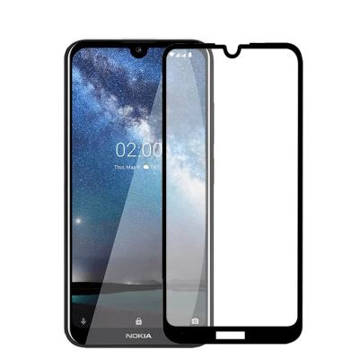 China Anti-scratch Glue Cover Premium Full Screen Tempered Glass Screen Protector For Nokia 2.2 Guard Screen Protector for sale