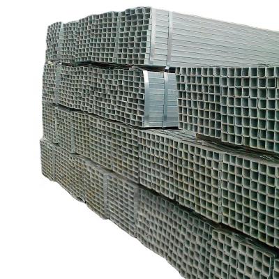 China Liquid Pipe Welded Hot Dip Galvanized Rectangular Steel Tubing Sizes for sale