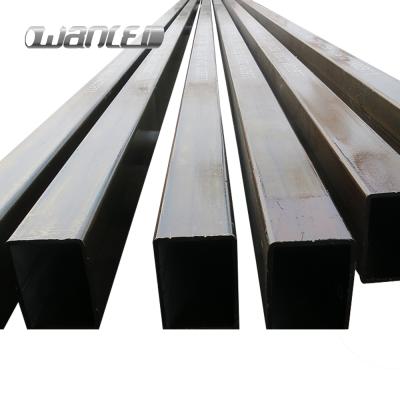 China Main Square Structure Pipe Hollow Section House Iron Mild Steel Tube Sizes for sale