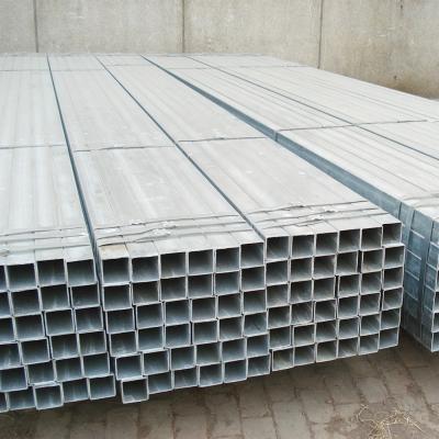 China Structure Pipe 60x60 Mm Hollow Section Galvanized Structure Steel Pipe Square Tube for sale