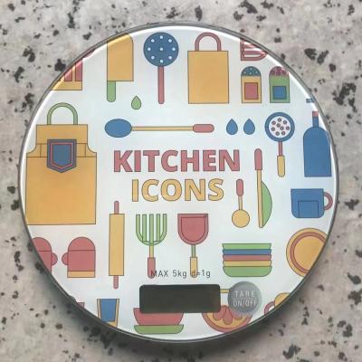 China Kitchen Food Weighing Tempered Glass Kitchen Scales Used In Kitchen Room for sale