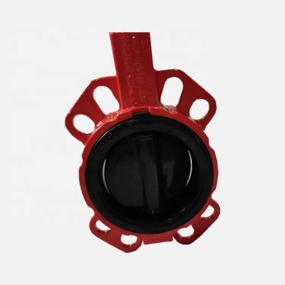 China General Manufacturing Type Manual Cast Iron Hook Butterfly Valve for sale