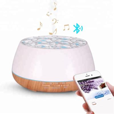 China Color Changing LED Light 2019 New Products 7 Colors Changing App Smart Control Ultrasonic Aroma Essential Oil Diffuser 400ml for sale