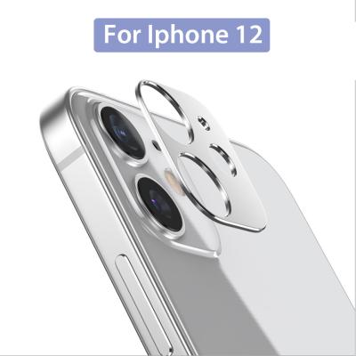 China Camera Clear Glass For Iphone 12 12 Mini Film Lens Protective Back Case Tempered Glass Metal Protector For Iphone 12 Series for sale