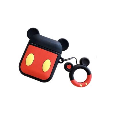 China High Quality Customized Cute Eco-friendly Silicone Cartoon Silicone Earphone Case For Airpod for sale