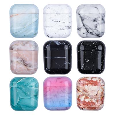 China Shockproof Cover Device For Apple Airpods 2 Marble Pattern Case For Airpods 1 2 Earphone Case Cute Cover For Airpod Case 2020 for sale