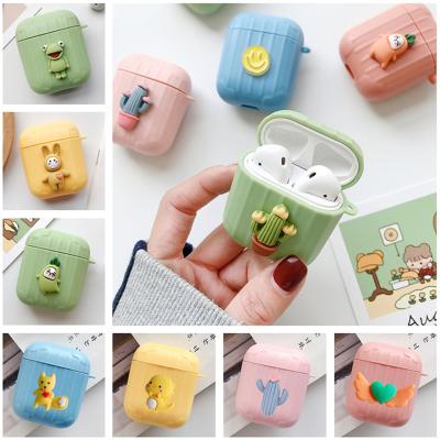 China Cute 3D Anti-drop Factory Smile Face Case For Airpods 1 2 3 Case For Airpod 2020 Case for sale