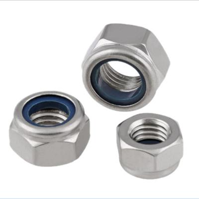 China Stable and durable products high quality stainless steel insert nylon lock nut for electronic products for sale