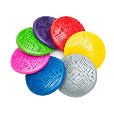 China Gym fitness PVC Exercise 33cm yoga pilates massage Stability Balance cushion Ball for sale