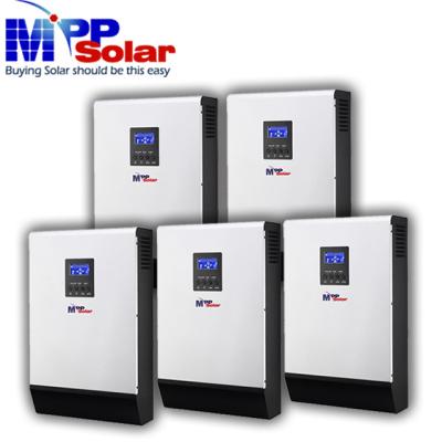 China (PARALLEL 5048MS*5) max 25kw 48v 230vac solar inverter system + 5X 80A MPPT solar charger + 5X 60A DUTY CHARGER 59*39*21cm for sale