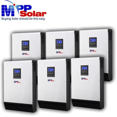 China MAX 30KW SOLAR INVERTER 48v 230vac 3 Phase Solar Inverter PIP 5048MS*6 80A MPPT SOLAR CHARGER 59*39*21cm for sale