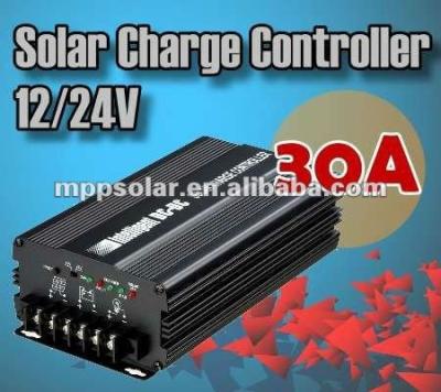 China Charger Controller Max 50V Input 30A Output 12v Or 24v PWM Solar Charge Controller Solar Controller for sale