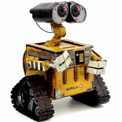 China Popular Antique Imitation Iron WALL - E Robot Vintage Metal Kid Toy Birthday Gift Coin Piggy Bank for sale