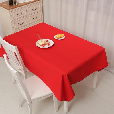 China Dining Table Cloths Wedding Disposable Polyester Restaurant Table Cover Bistros Table Cloth Polyester Table Cloth Te koop