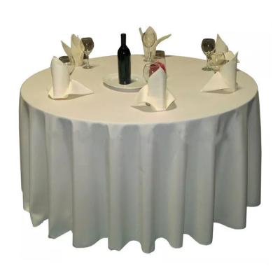 中国 MJS 100% Spun Polyester Disposable Table Cloth Rectangle Round Bistro Table Square Linen Napkin For Restaurant 販売のため