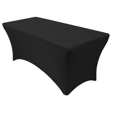 Κίνα Good cheap high quality waterproof elastic customized 6ft spandex outdoor table cover for wedding party προς πώληση