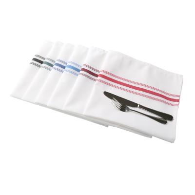 China Restaurant Cloth Napkin Bistros Towel Comfortable Spun Polyester Band Dining Towel for sale