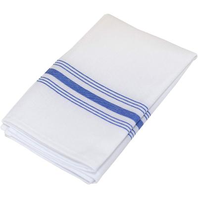 China Plain Dyed Cloth Bistros Best Recycled Polyester Linen Sanitary Napkin MJS Spun For Hotel en venta