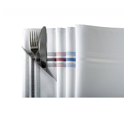 China 100% MJS Jacquard Spun Polyester Bistro Towel Band Towel en venta