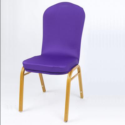 중국 Washable Cheapest Arched Banquet Chair Cover Wedding Spandex Flat Chair Cover 판매용