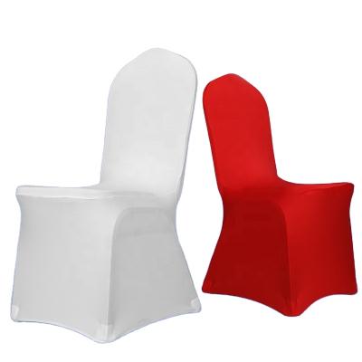 China Simply Wholesale High Quality Cheaper Party Banquet Stretch Chair Cover Wedding Chair Cover for sale