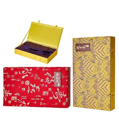 China Wholesale Materials Tissue Gift Recycled Brocade Paper Box Packaging Package for sale