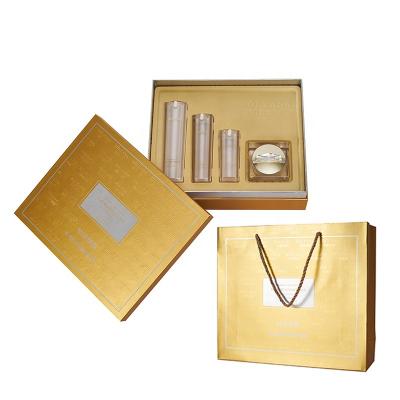 China Recyclable Factory Custom Printing Gold Card Sky And Earth Cover Paper Cardboard Packaging Gift Box for sale