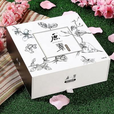 China Custom Luxury White Jewelry Storage Box Reused Materials Factory Cover Drawer Wooden Box for sale