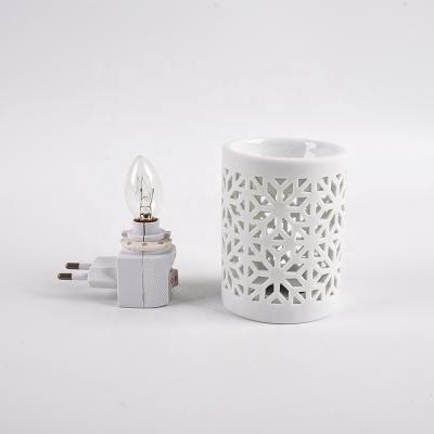 China Garden Decoration Ceramic Electric Fragrance Burner Oil Burners Tart Wax Ceramic Burner for sale