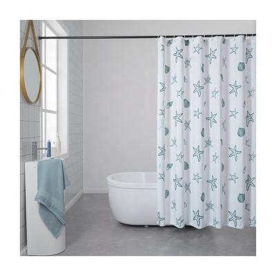 China Sustainable Quality Polyester Low Price Guaranteed Custom Bathroom Shower Curtain for sale