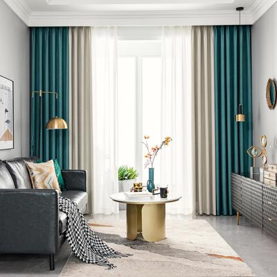 China New Design Blackout Blackout Window Curtain Modern Luxury Ready Made Multicolor Polyester Fabric For Curtain for sale