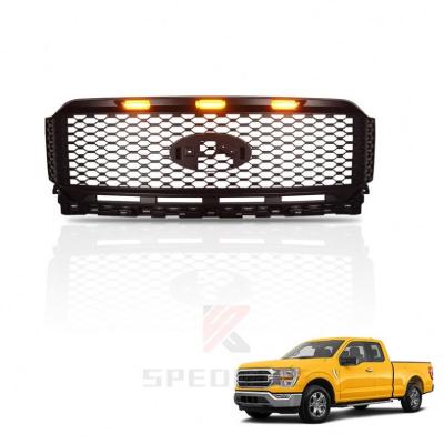 China ABS Spedking 2021 accessories grill with LED light for 2021 ford f150 for sale