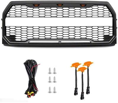 China ABS Spedking 2015-2017 High quality ABS plastics Raptor design grille car grills with Light for FORD F150 for sale