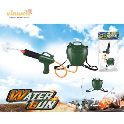 China Toy Kids Toy Children's Summer Toy Plastic Big Spray Military Backpack Electronic Water Gun for sale