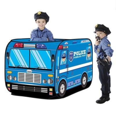 China Police Car Noise Plastic Play Tent for Kids with 50pcs Ball, Toy Playhouse for Indoor and Outdoor, Gifts for Boys and Girls for sale