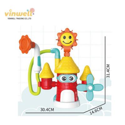 China Baby Bath Amazon Hot Water Toy Castle Bathroom Shower Cartoon Baby Bath Toys for sale