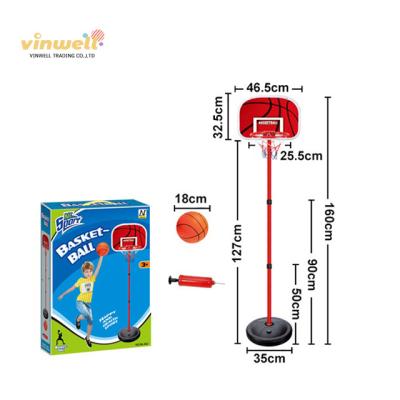 China Portable Adjustable Kids Basketball Hoop Stand Set Sports Toys For Children Indoor & Outdoor Games VA107841 for sale