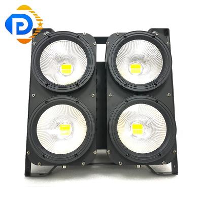 China Theme Park Pro DJ Stage Light 4 Color 4 Eyes White Cob 4x100w Led Blinder Light for sale