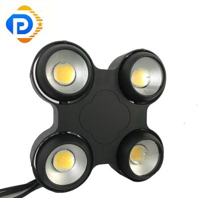 China Outdoor theme park light dmx512 4x100w cob blinder 2in1 blinder stage lighting for sale