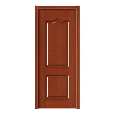 China Waterproof Brown Color Wooden Door Modern Wooden Door Design for sale