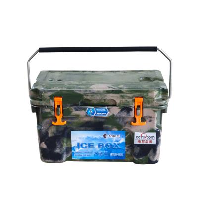 China Roto food molded cooler box 20 liters with bottle opener for sale