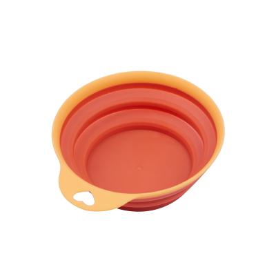 China Wholesale Viable Collapsible Pet Bowls For Cats Driver Food Dish Water Bowl Travel Drinking Plastic Pet Bowls for sale