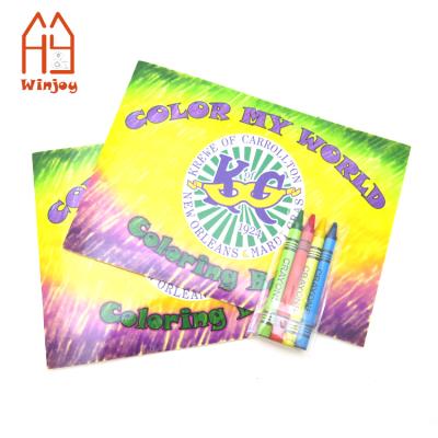 China Hot Sale A5 Size Printed Drawing Book with Pencil for Kid Drawing Coloring Book for sale