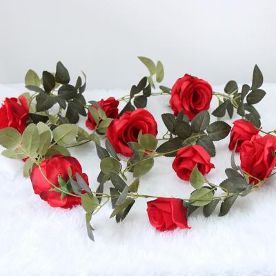 China Factory Price High Quality Fashional Rose Garlands Artificial Flowers For Wedding Decorations for sale